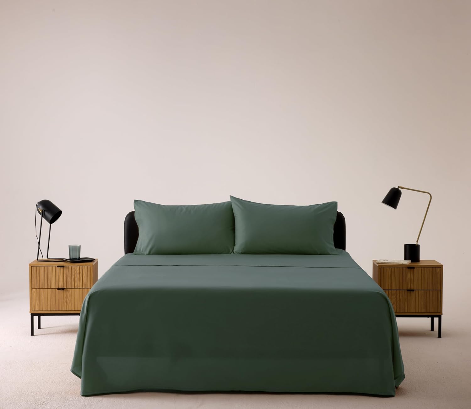 Bassetti Completo Letto Matrimoniale Salvia 100% Cotone - immagine 2