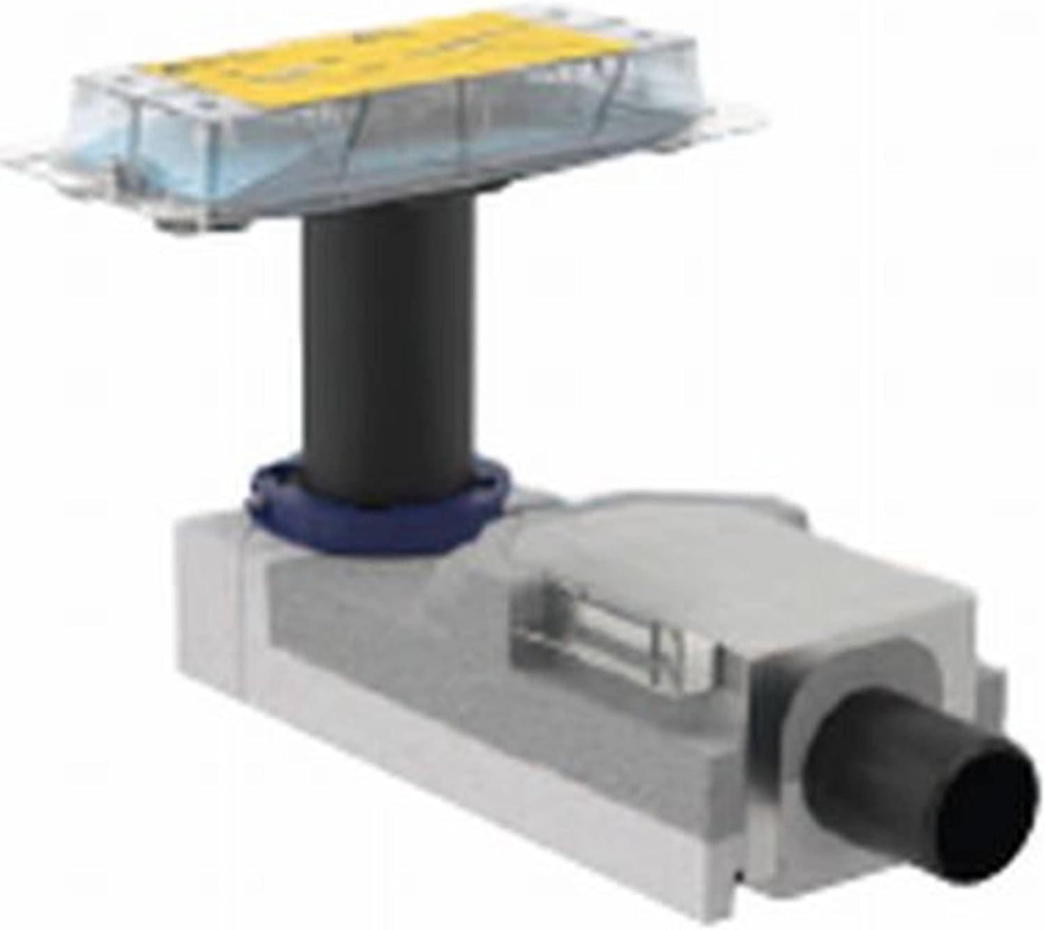 Geberit 154.150.00.1 Set Installazione Canalette Cleanline, Grigio