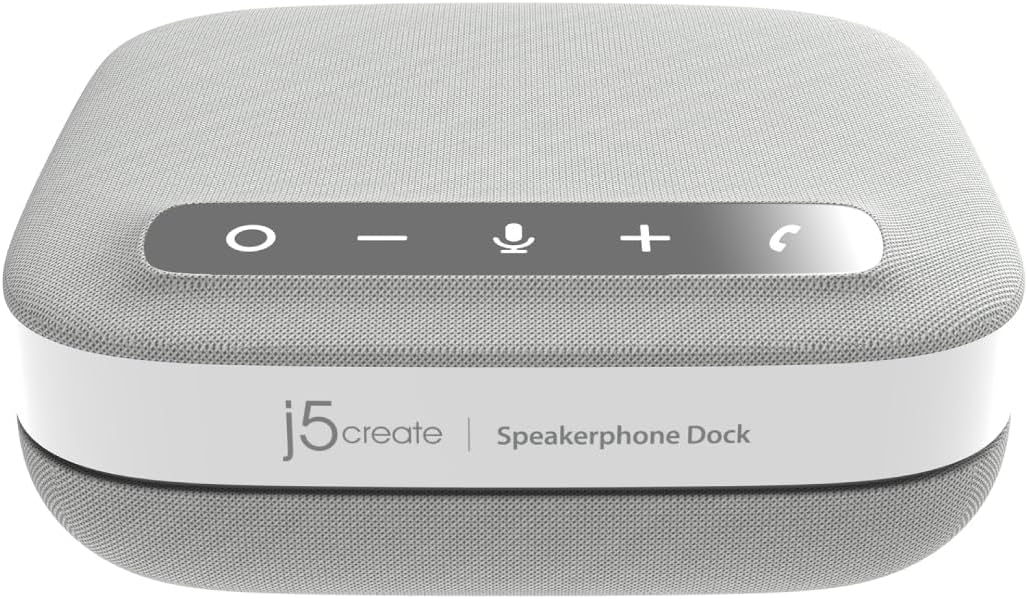 J5create Dock Vivavoce USB-C 4K - Dock Audio All-in-One - immagine 1