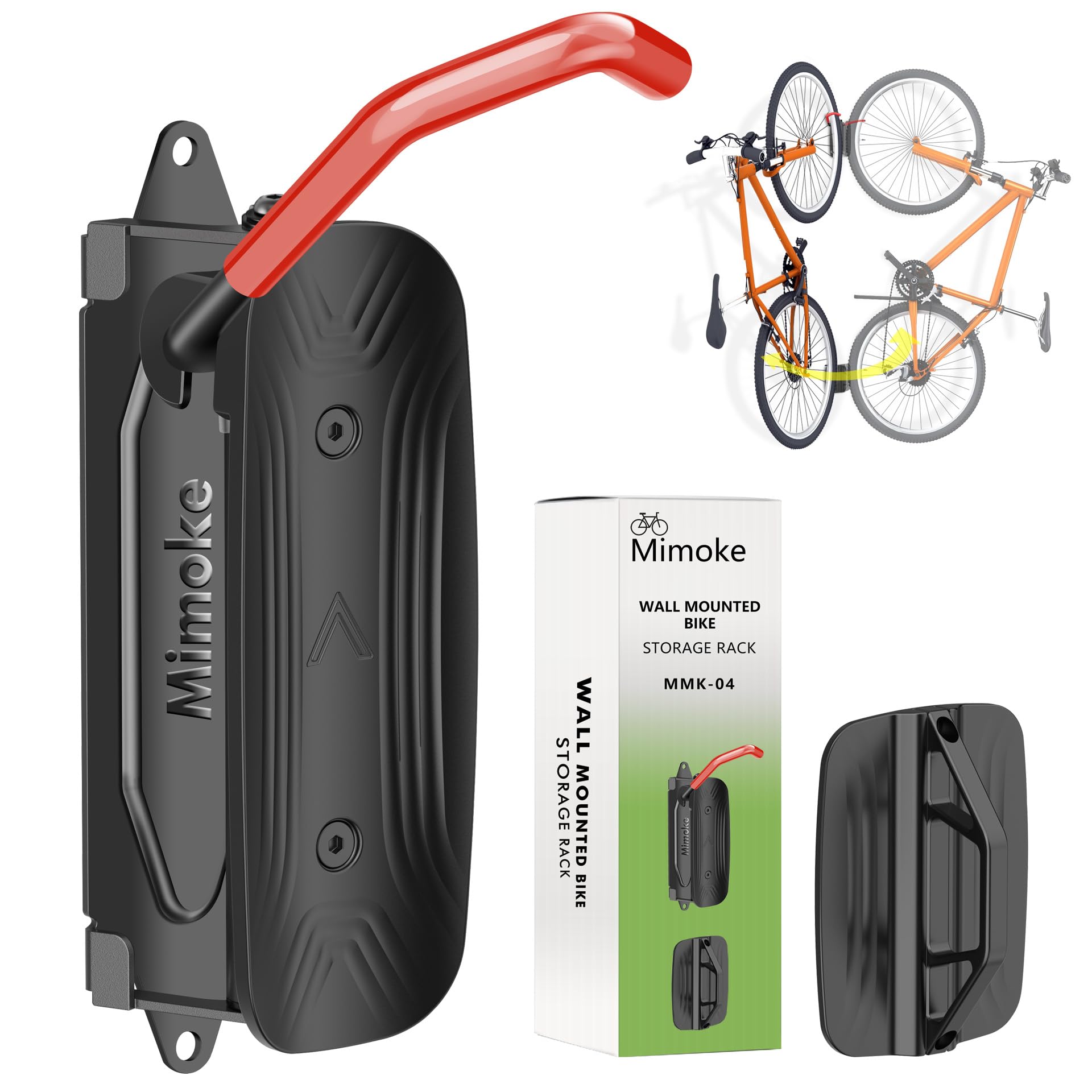 Mimoke Supporto da Parete Girevole per Bicicletta