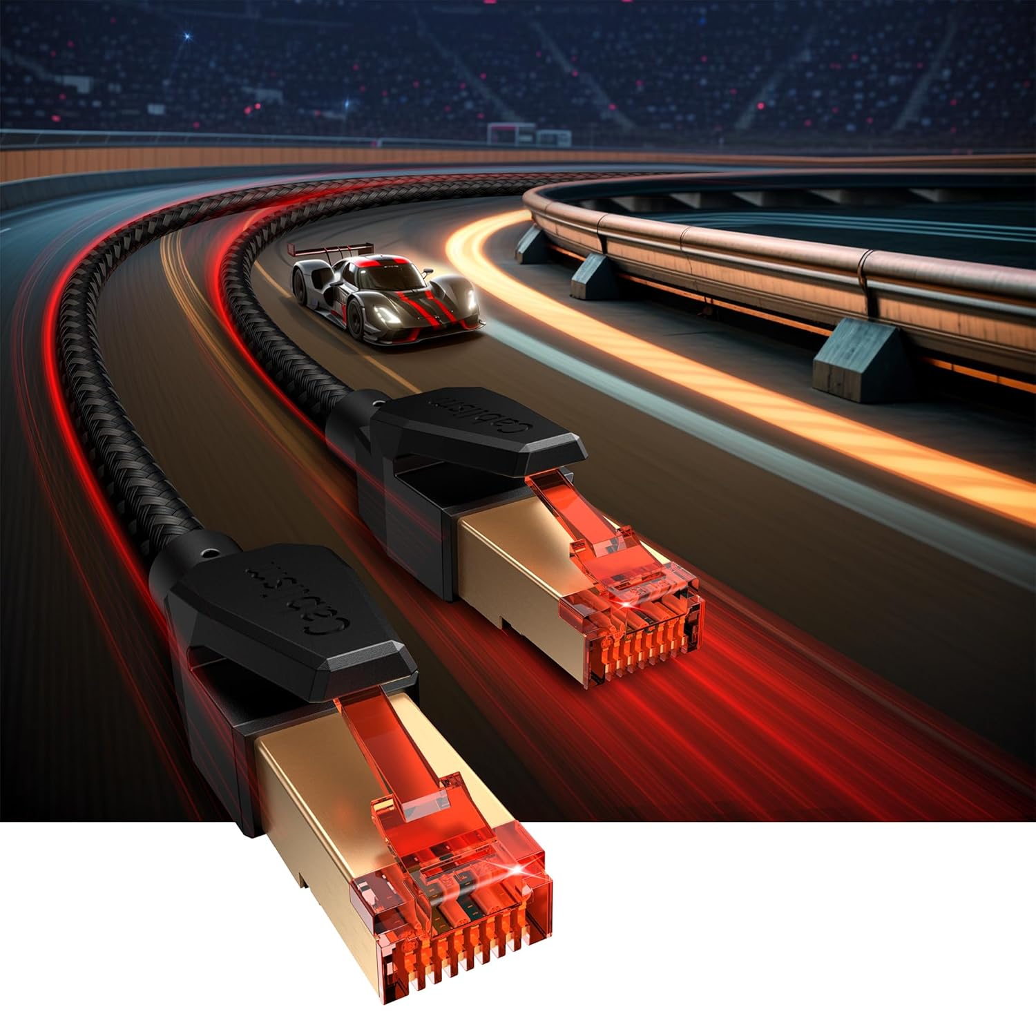 Cavo di Rete Ethernet Cat 8 SFTP 2M, 6 Pezzi - immagine 3