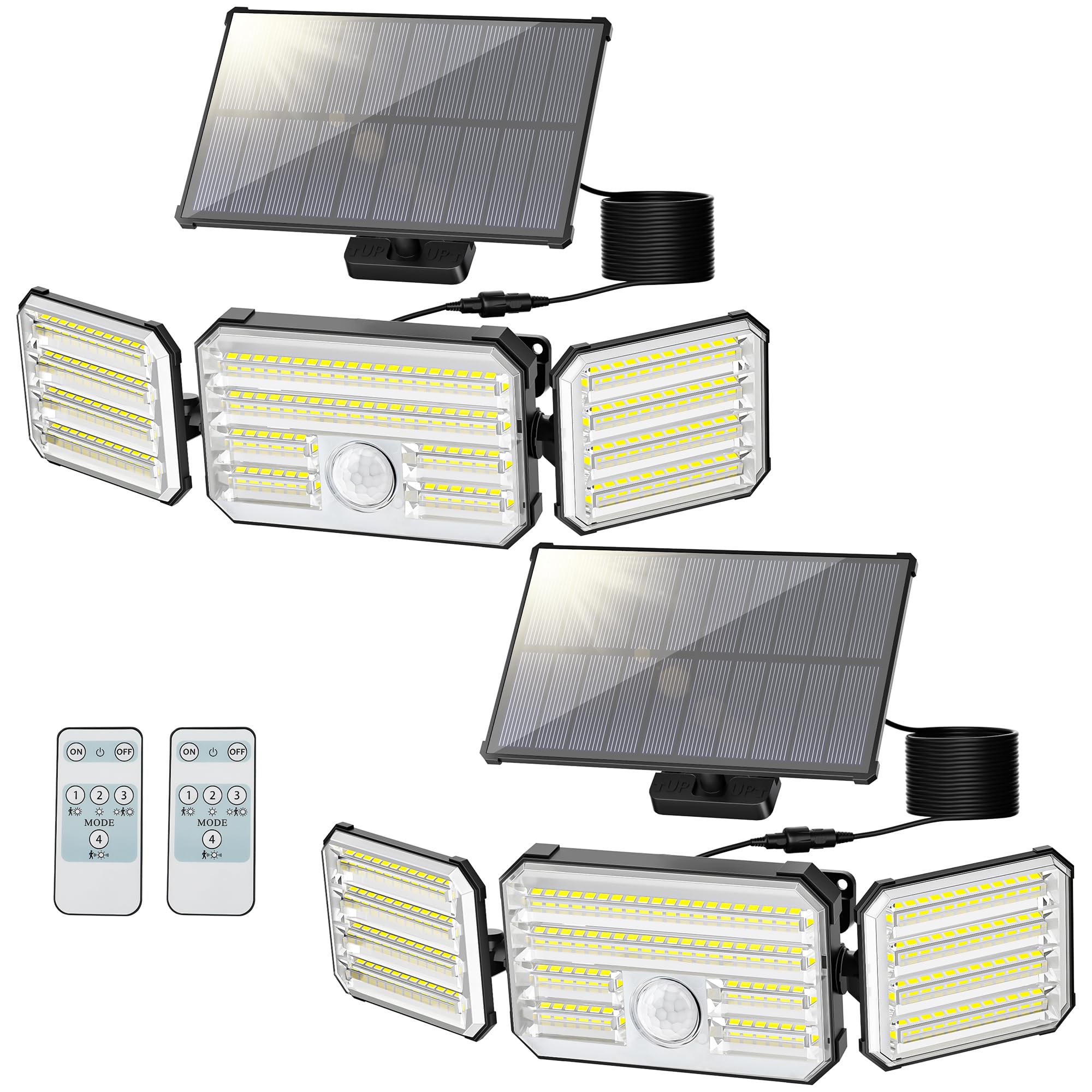 Luci Solari da Giardino - Faretto LED Esterno con Sensore