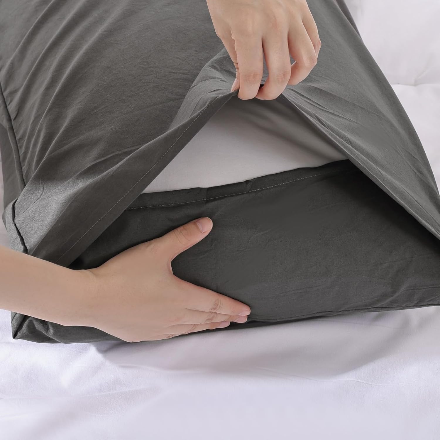 Rosgonia Trapunta Full Size 3 Pezzi, Grigio Antracite - immagine 6