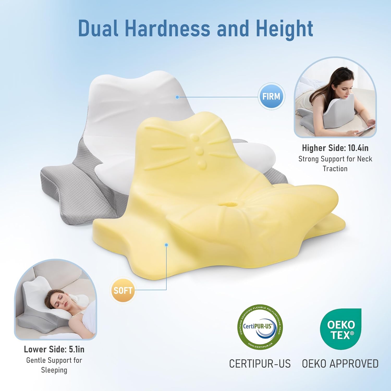 Careboda Cuscino Multifunzione Lettura e Sonno - immagine 3