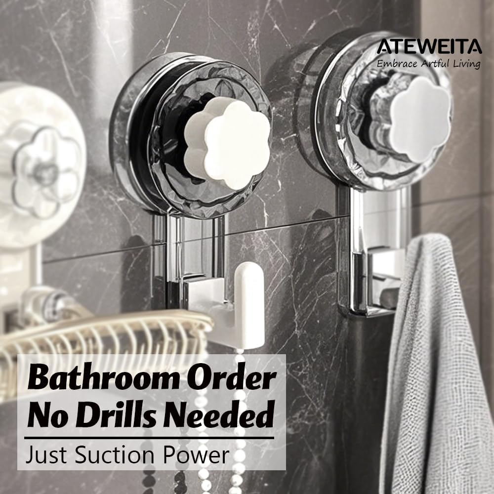 Ganci per Asciugamani a Ventosa Extra Resistente - immagine 2