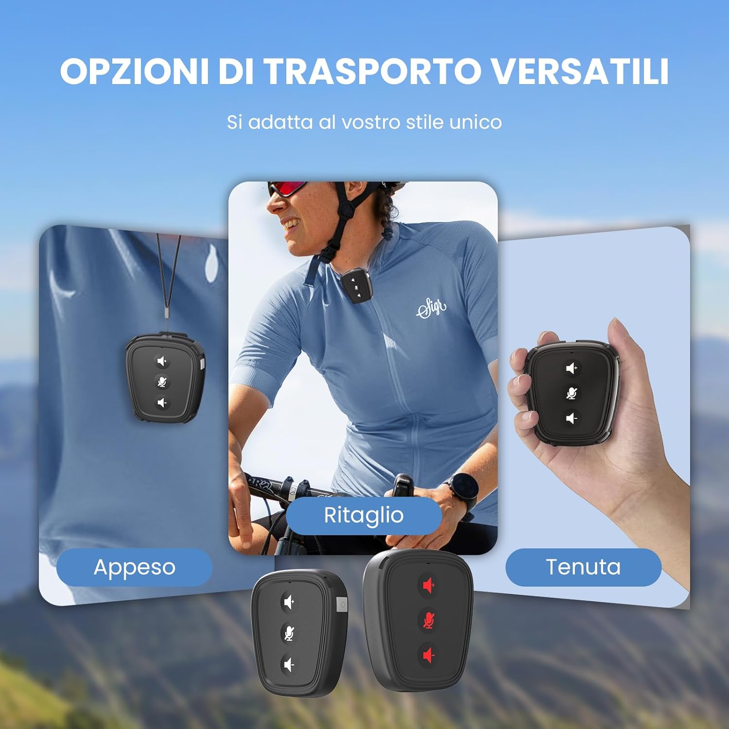 CAME-TV NANO Cuffie Intercom Wireless per Sport (2 pezzi) - immagine 4