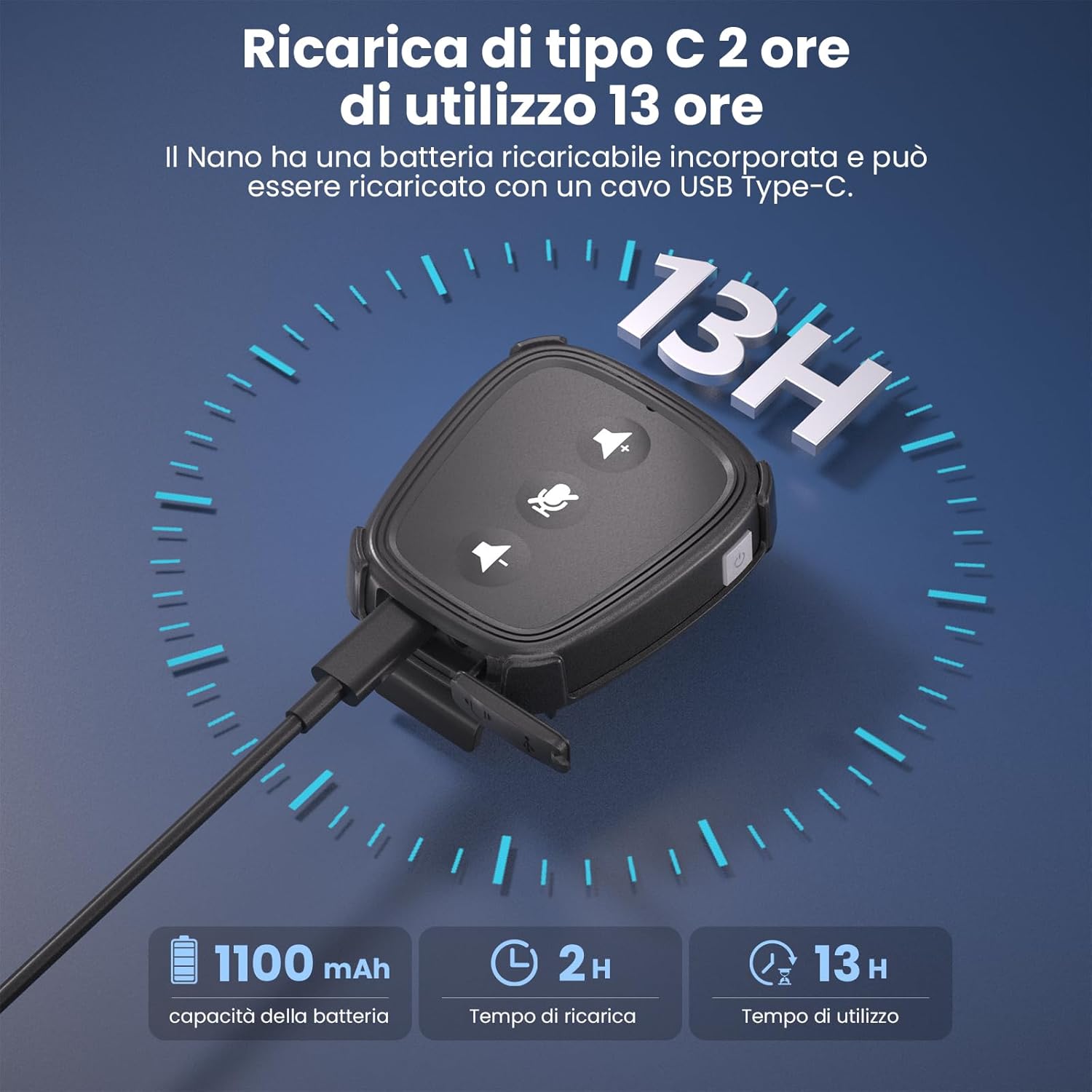 CAME-TV NANO Cuffie Intercom Wireless per Sport (2 pezzi) - immagine 8