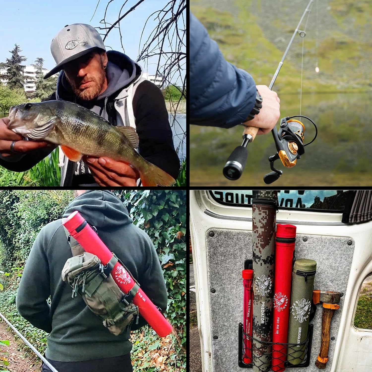Rigged and Ready Fish Rig Super-Light Compact Travel Rods and Combo. 1 ...
