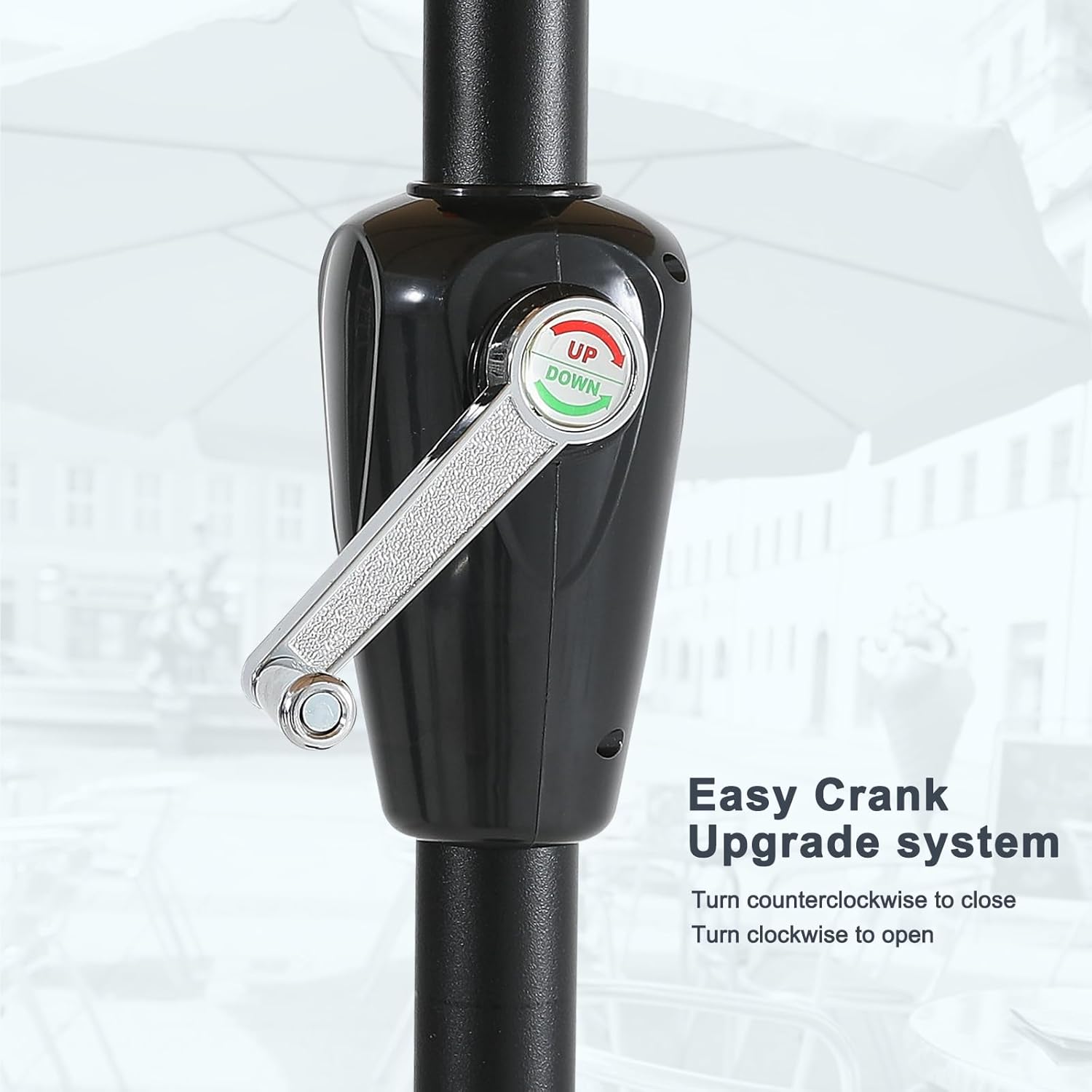 MASTERCANOPY Ombrellone con Balze per Giardino/Terrazza - immagine 7