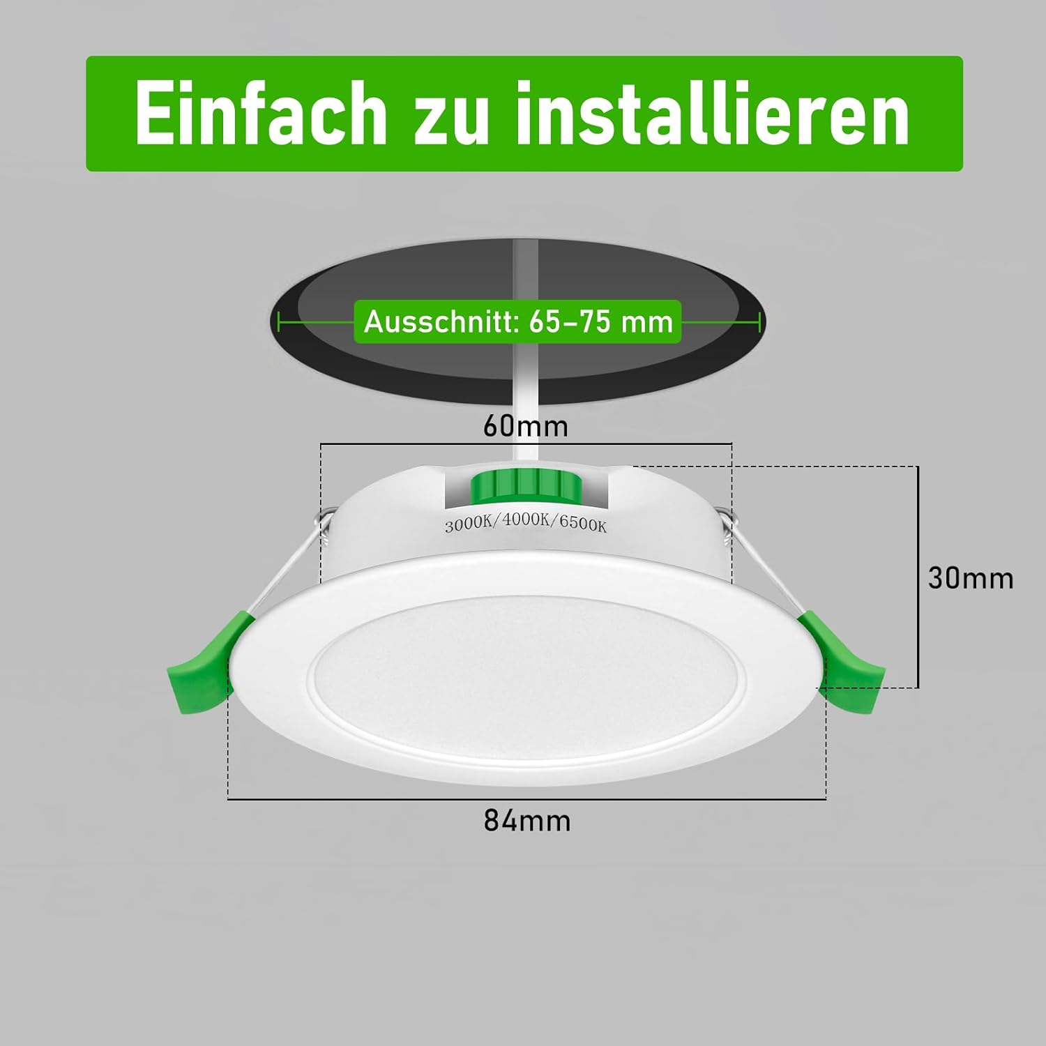 Faretti Led da Incasso per Cartongesso 7W IP44 - immagine 2
