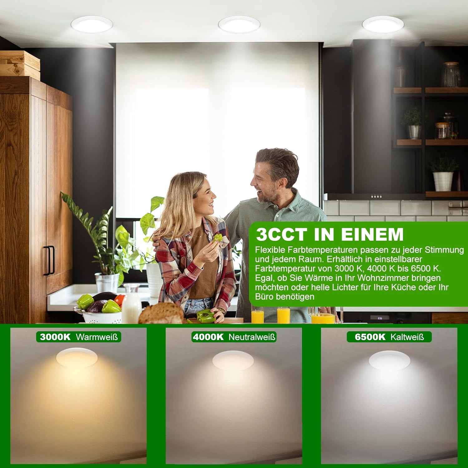 Faretti Led da Incasso per Cartongesso 7W IP44 - immagine 5