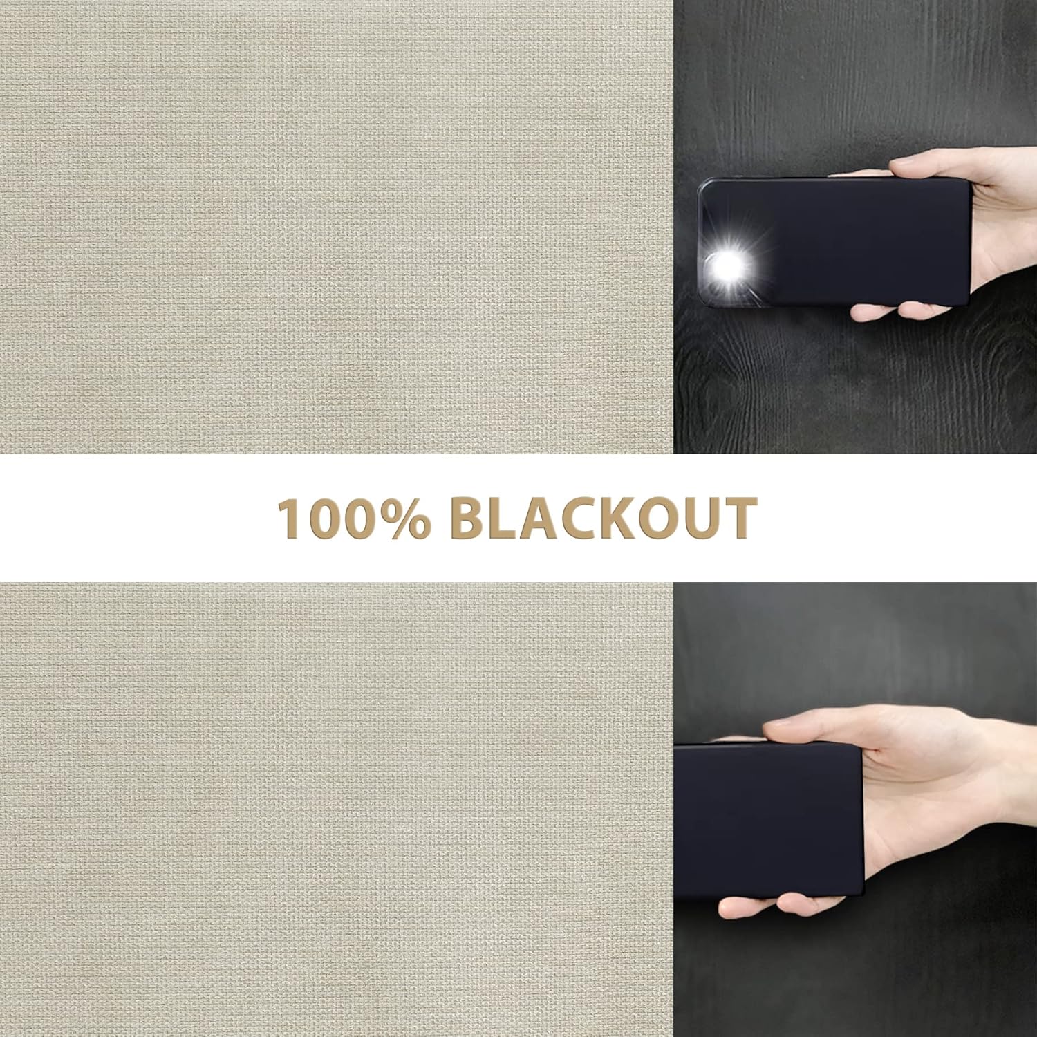 Always4u Tende Termiche Oscuranti 100% Beige (Set 2) - immagine 2