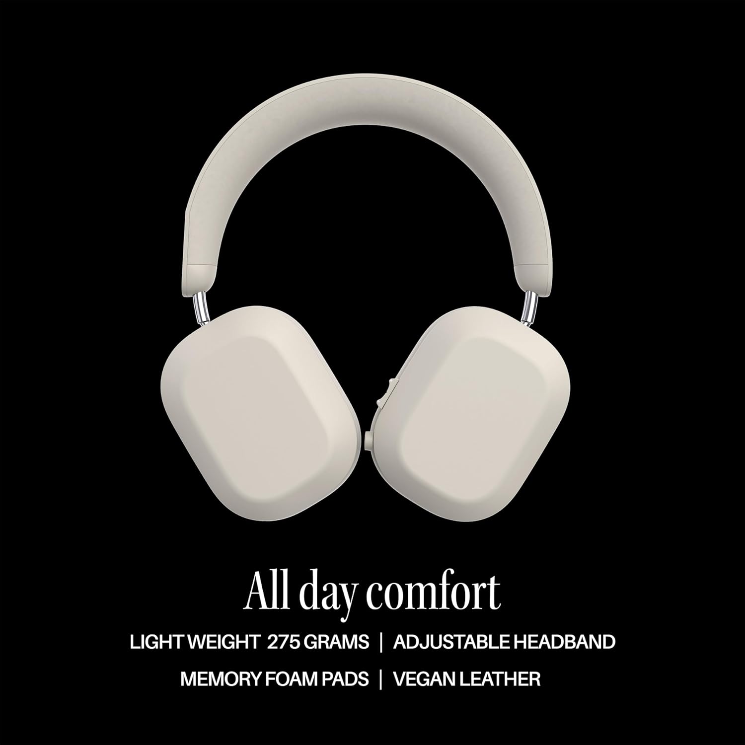 Mondo by Defunc - Cuffie Wireless Over-Ear, Greige - immagine 2