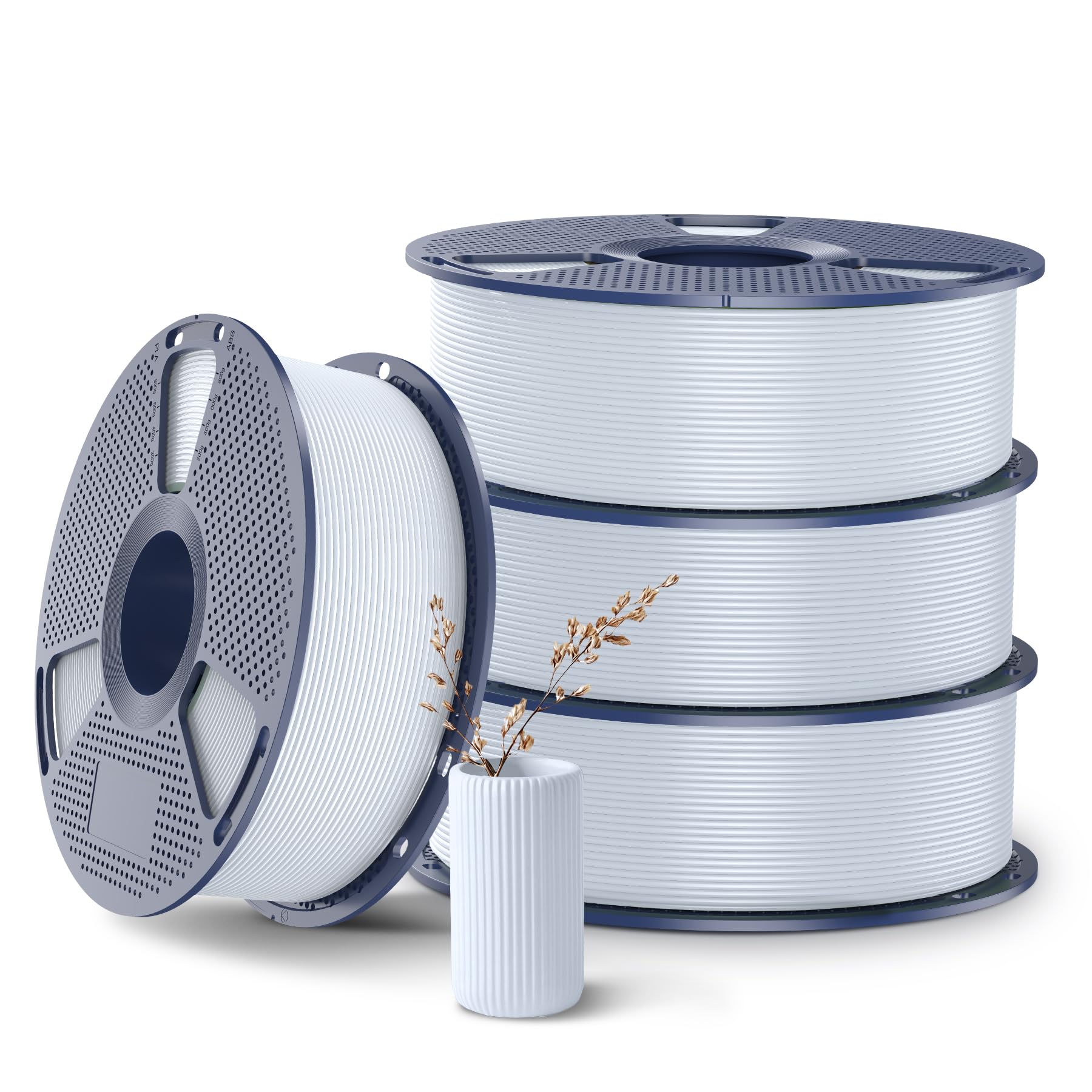 Sunlu 4KG High Speed Filamento PLA+2.0 1,75mm, Bianco