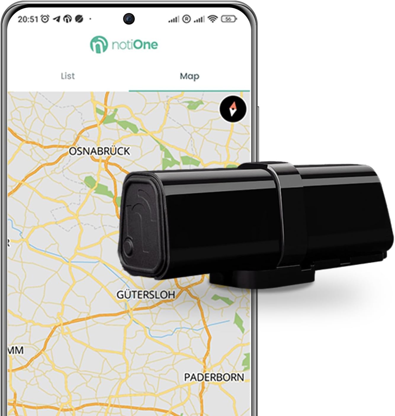 Notione® Tracker GPS Basic - Localizzatore Senza Abbonamento - immagine 1