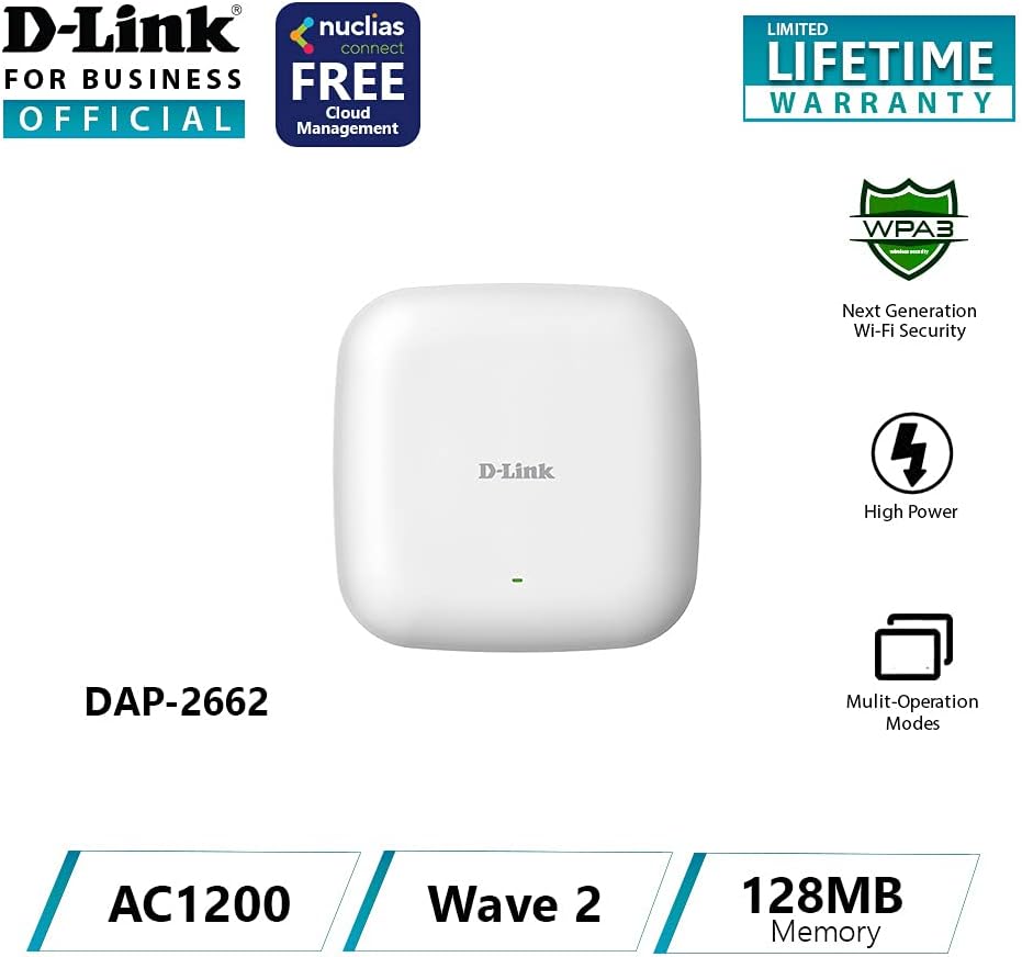 D-link DAP-2662 Access Point Interno AC1200 Wave 2 - immagine 4