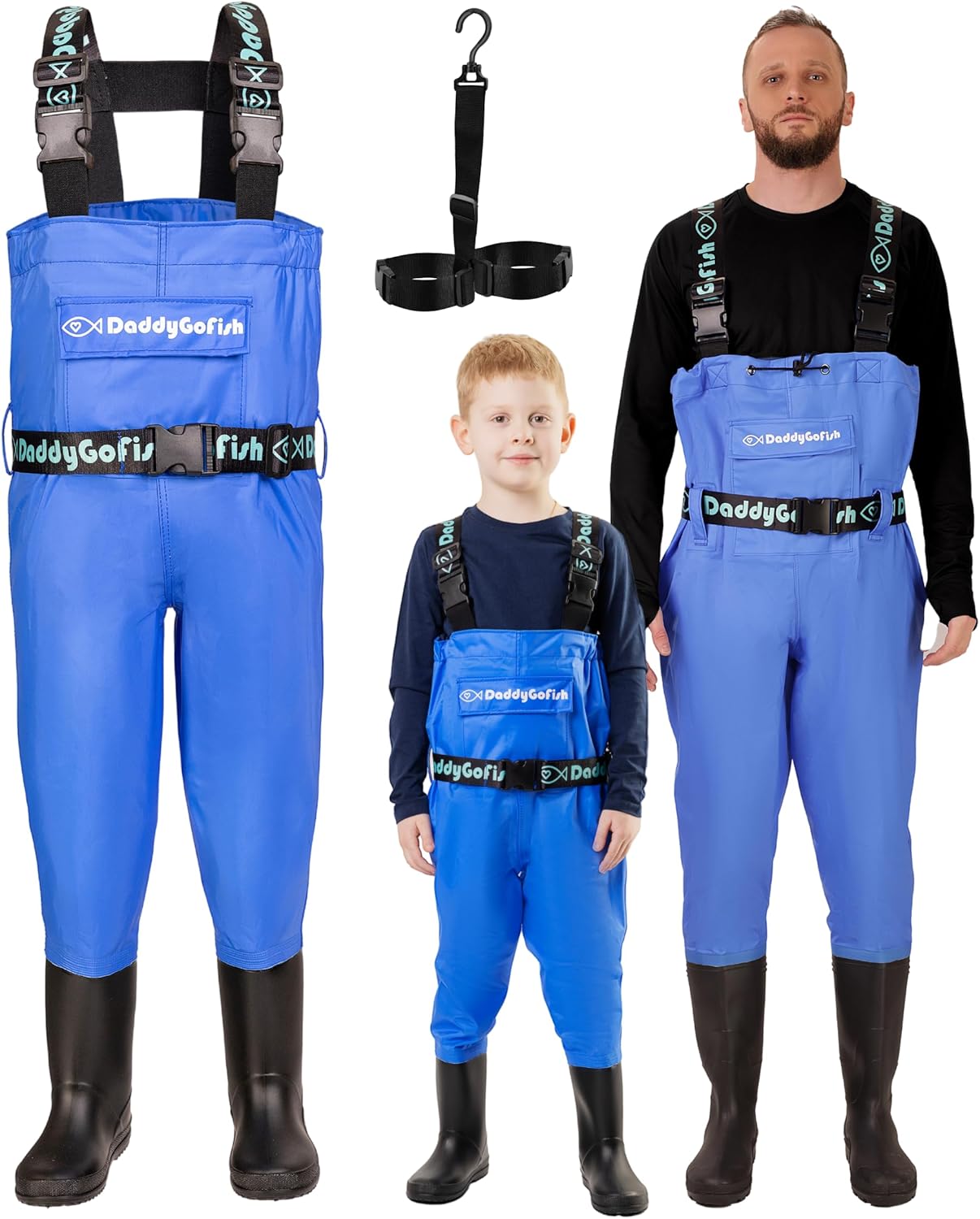 DaddyGoFish Waders per Bambini e Adulti - immagine 1