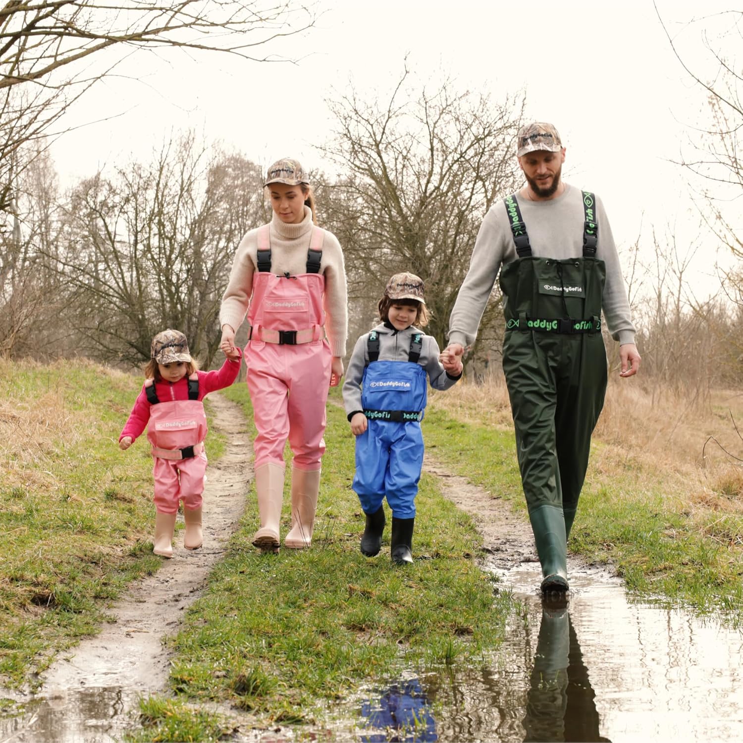 DaddyGoFish Waders per Bambini e Adulti - immagine 8