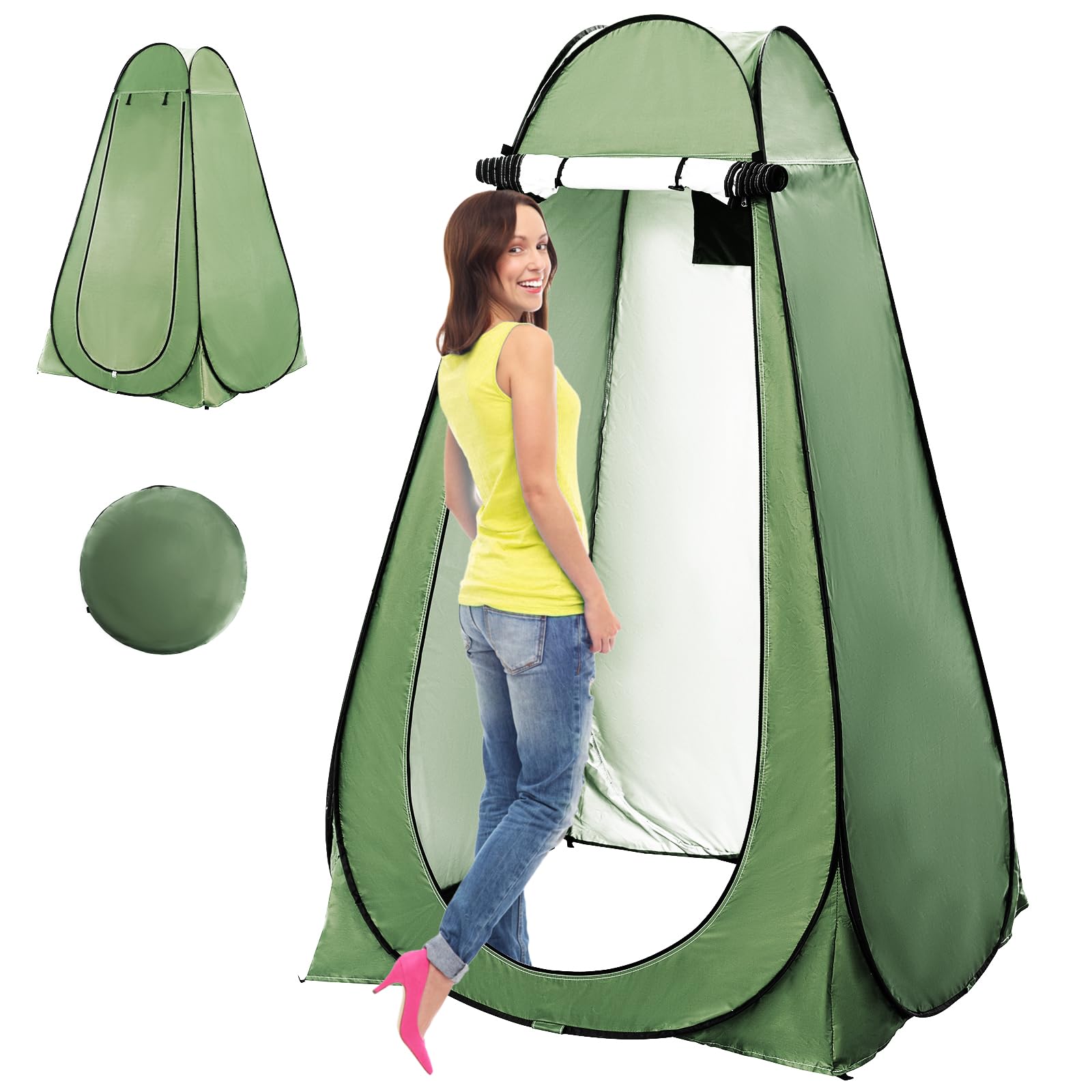 Tenda Pop-Up per Privacy da Campeggio, Verde