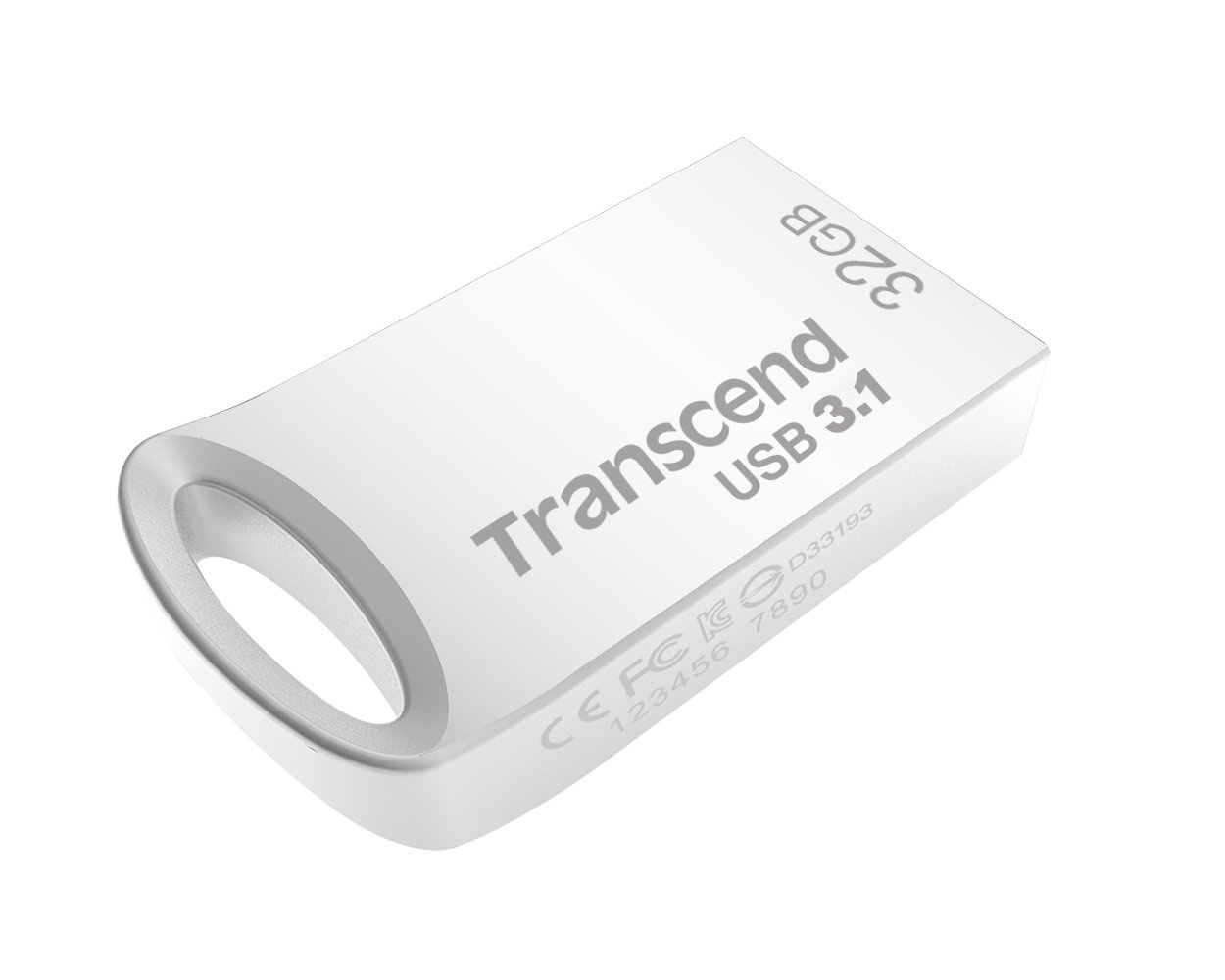 Transcend JetFlash 32GB - Chiavetta USB 3.1 Gen 1, Argento