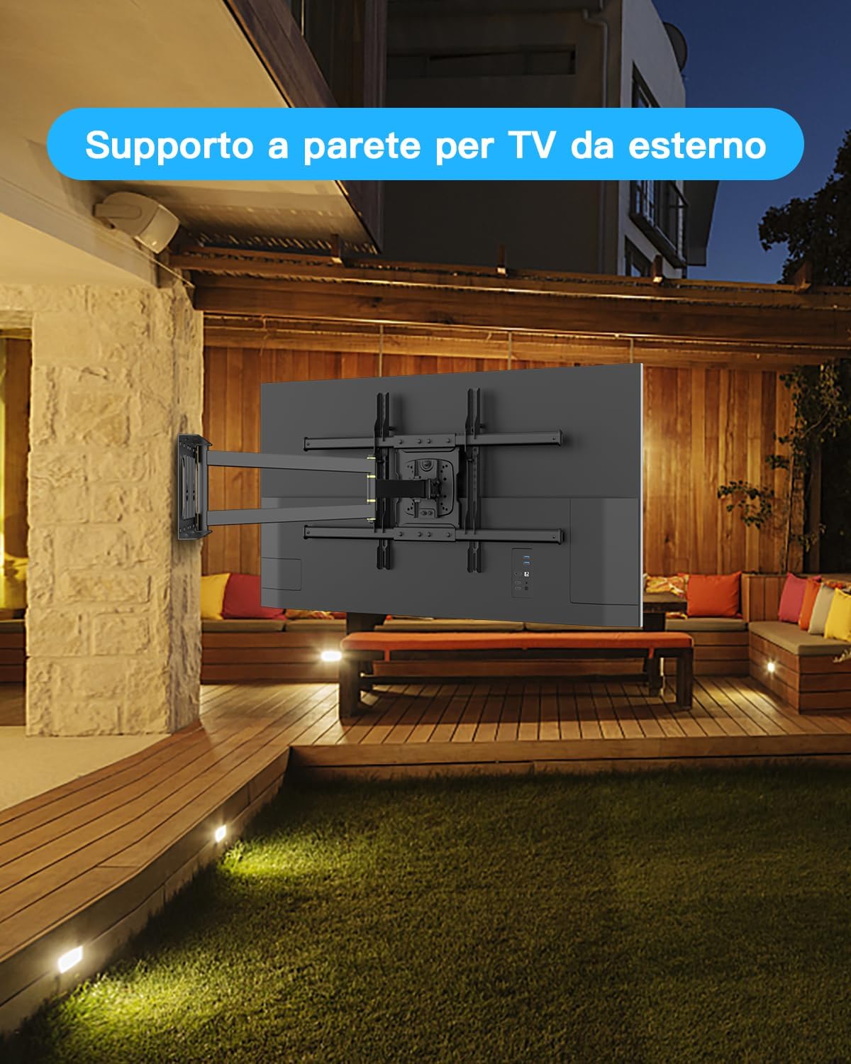 Whyfone Supporto TV da Parete Girevole Inclinabile Estensibile - immagine 7