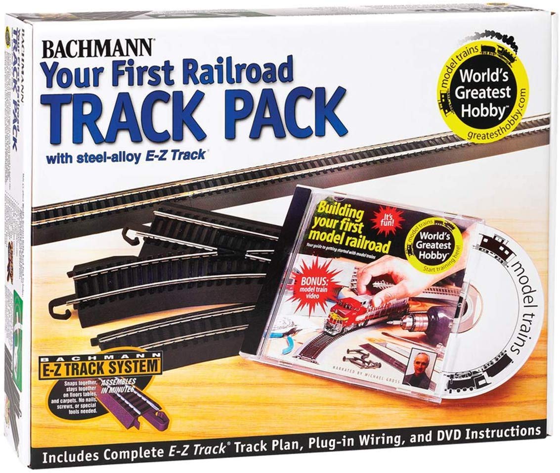 Bachmann Trains Snap-Fit E-Z Track Steel Alloy Pack