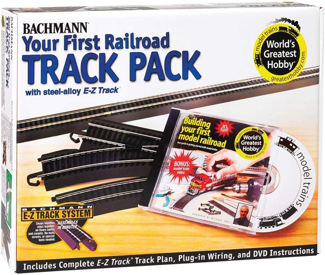 Bachmann Trains Snap-Fit E-Z Track Steel Alloy Pack - immagine 1