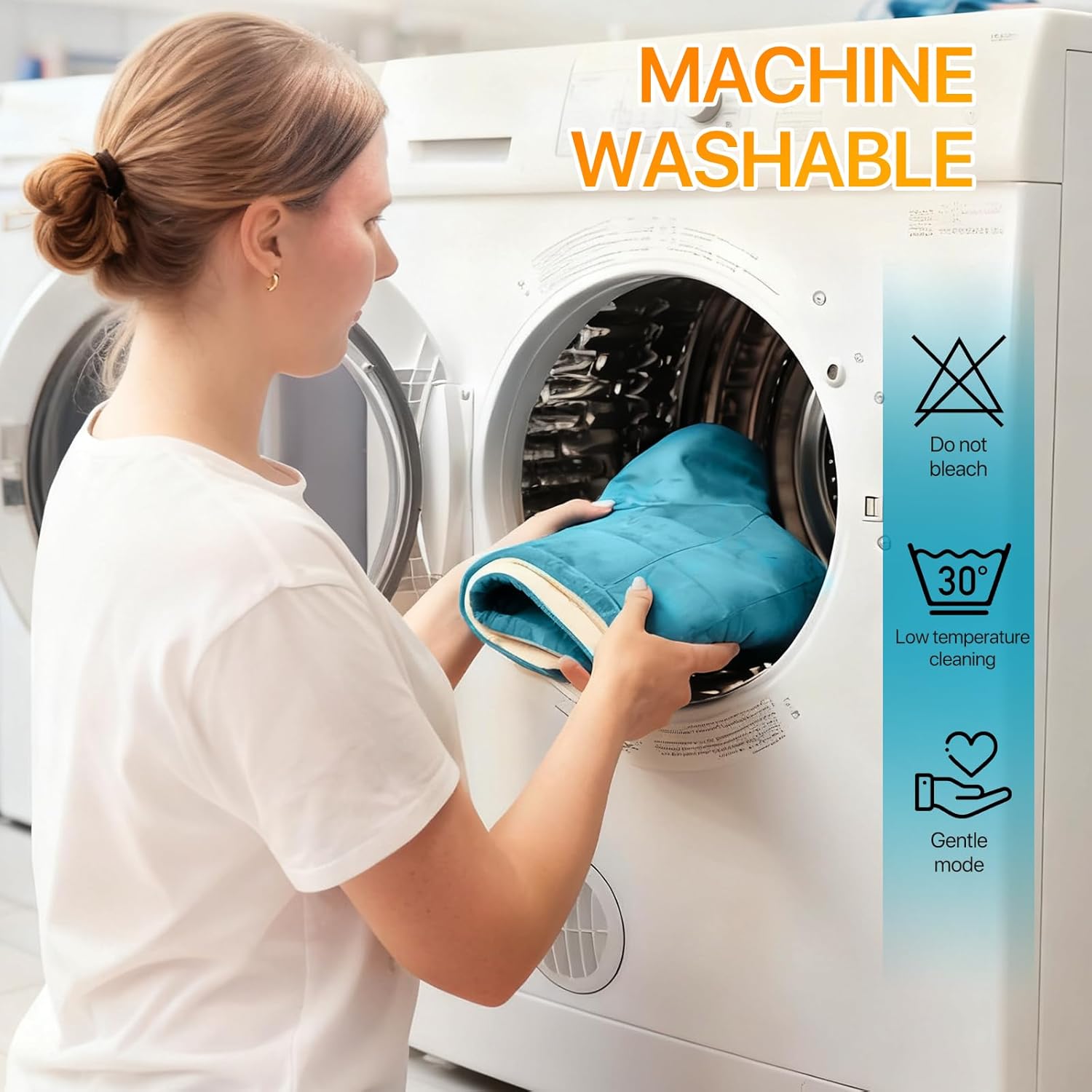 Termoforo Cervicale e Spalle 1.2kg, Blu - immagine 6