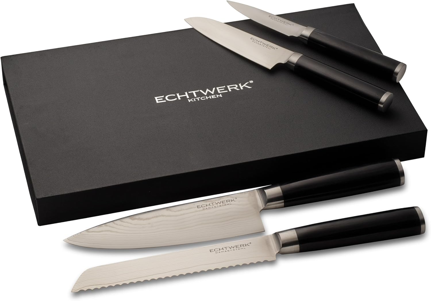 Echtwerk Set 4 Coltelli Damasco da Cucina - immagine 2