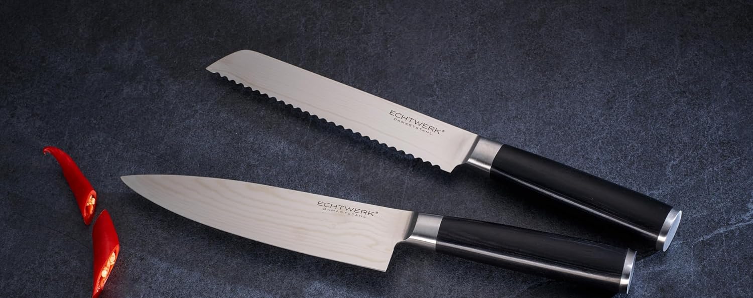 Echtwerk Set 4 Coltelli Damasco da Cucina - immagine 4