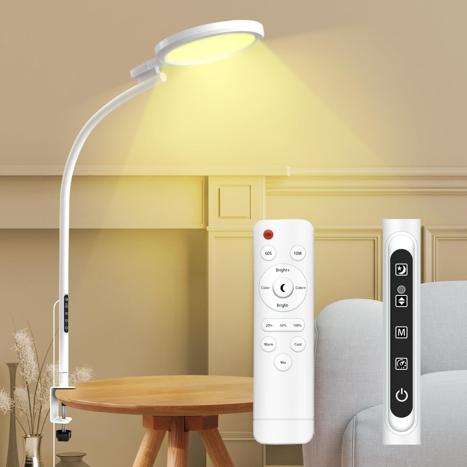 Lampada SAD(I-Clip) 10000Lux Rotonda