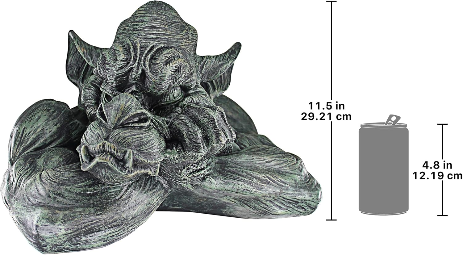 Design Toscano Scultura Goliath Il Gargoyle, Pietra Grigia - immagine 4