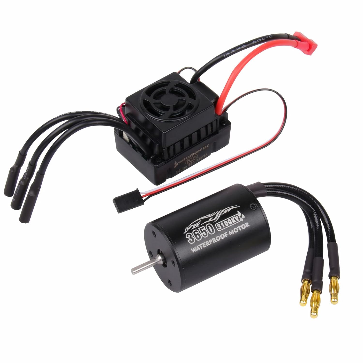 Motore Brushless 3650 3100KV e ESC 60A Combo Set - immagine 1