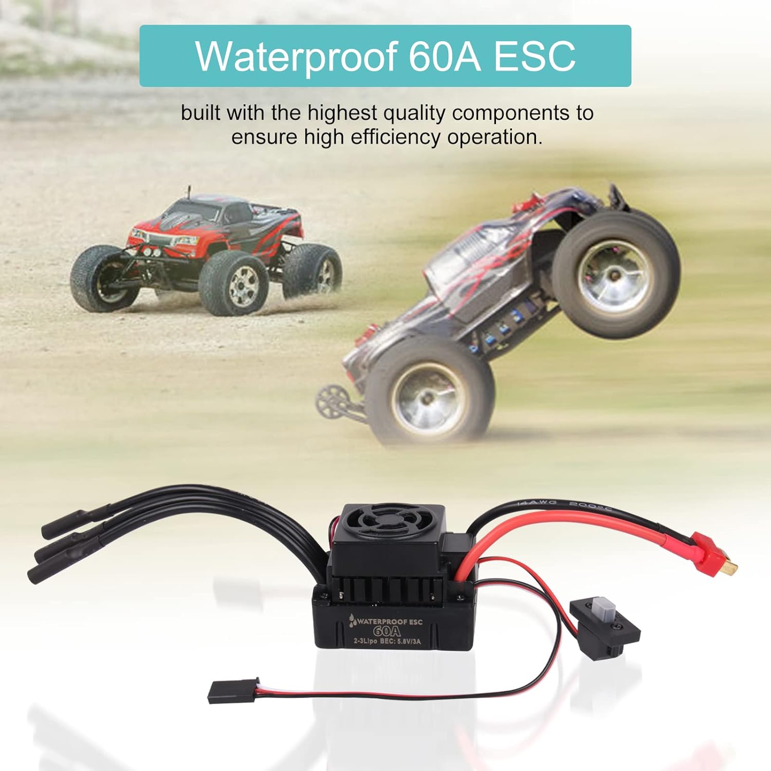 Motore Brushless 3650 3100KV e ESC 60A Combo Set - immagine 4