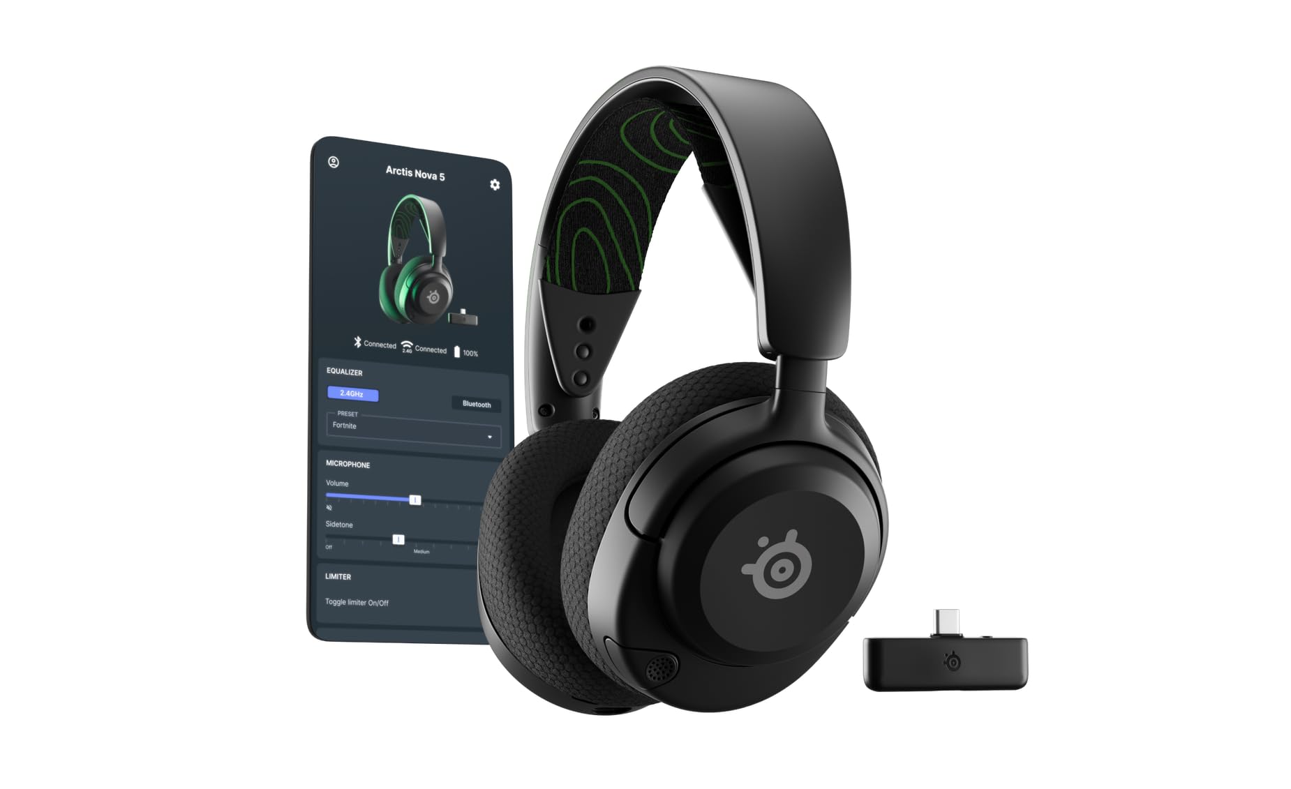 SteelSeries Arctis Nova 5X Cuffie con Microfono Nero