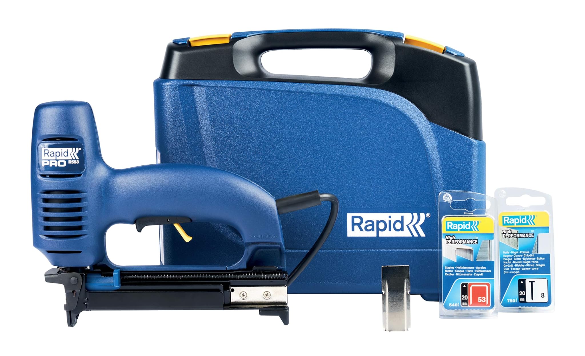 Rapid PRO R553 Graffatrice Elettrica n.53 e Chiodi n.8