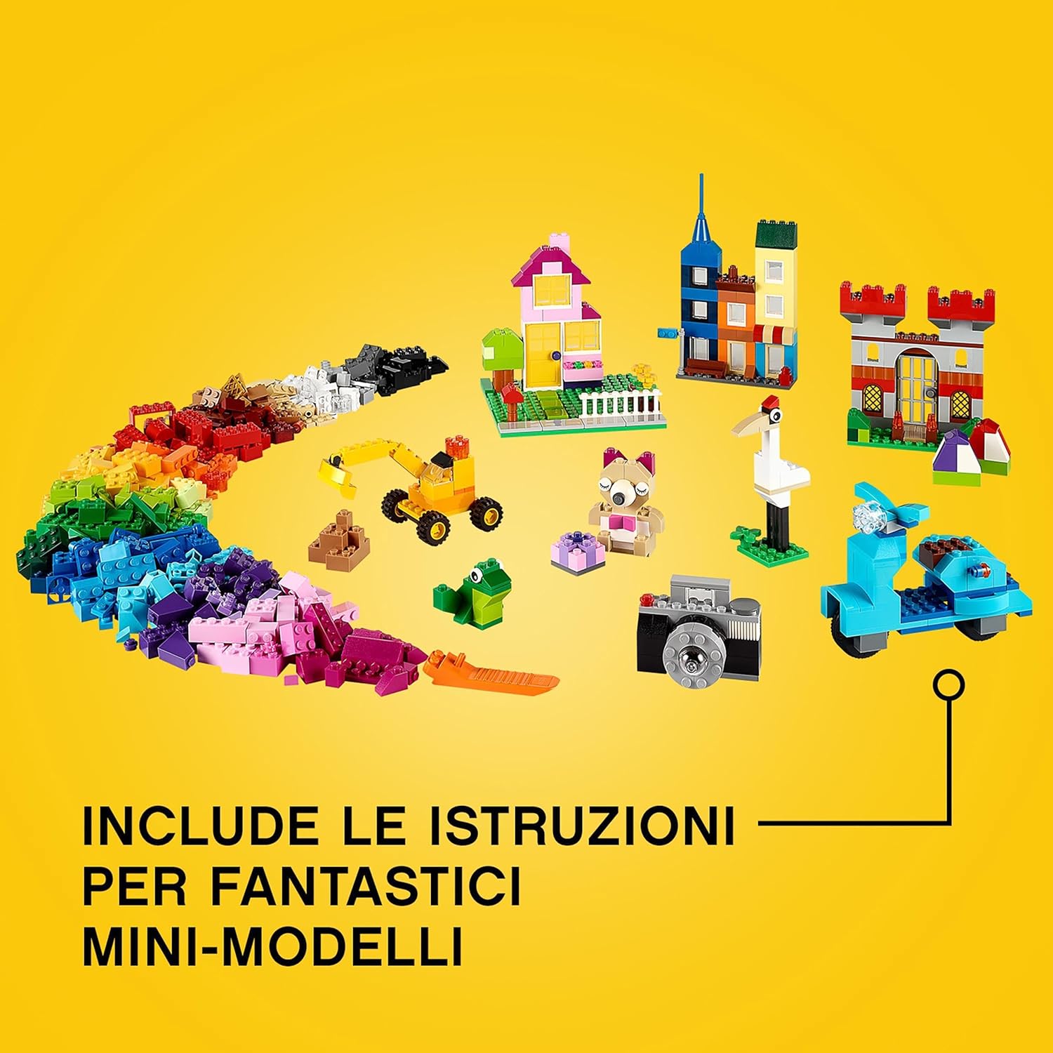 Lego Classic Scatola Mattoncini Creativi Grande 10698 - immagine 4