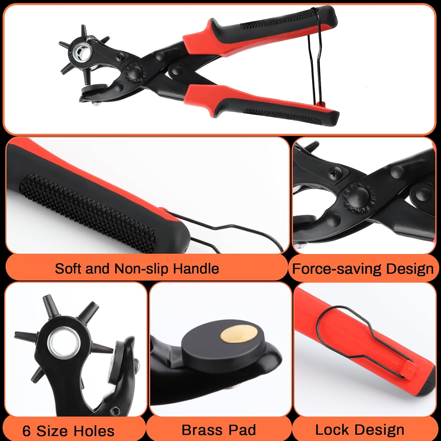 Pinza Fustellatrice per Buchi Cinture 2-4.5 mm - immagine 3