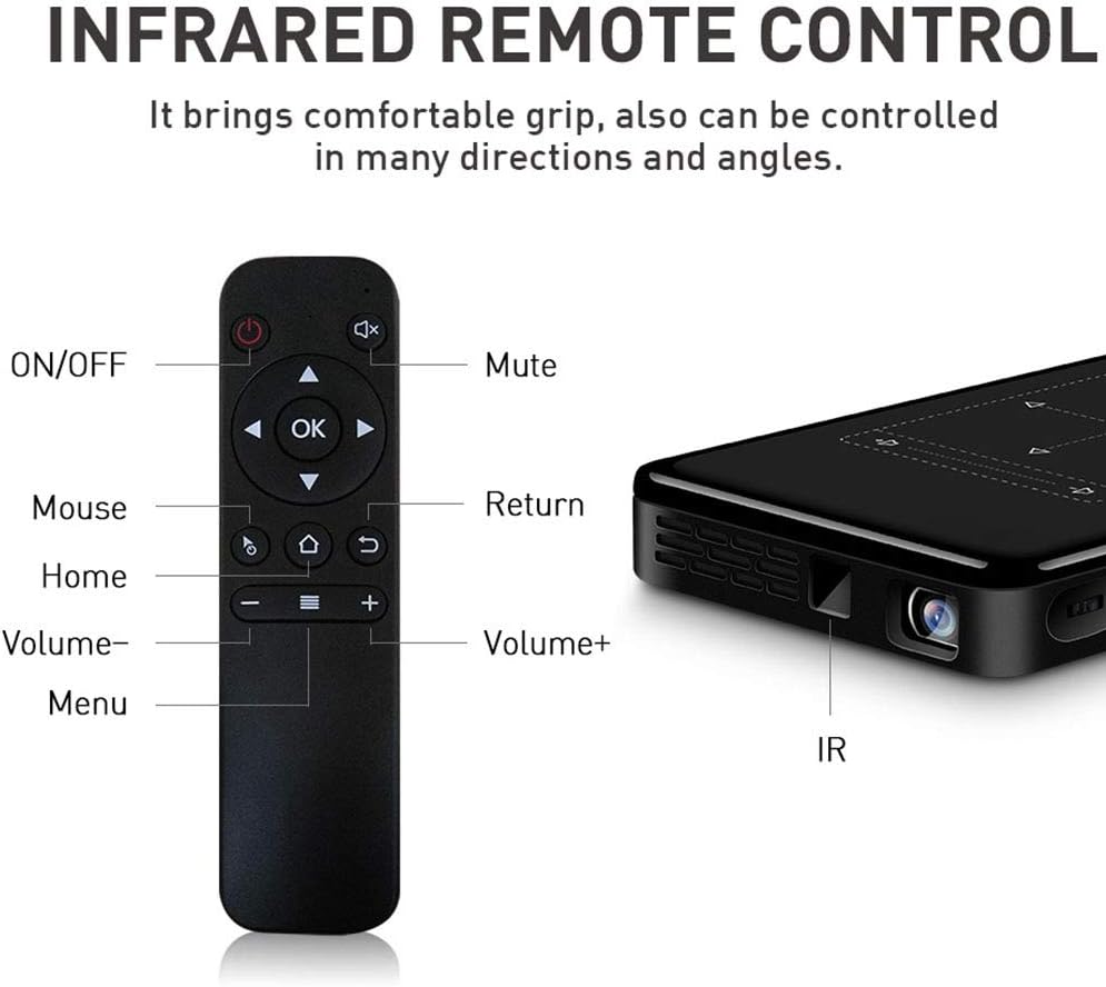 Mini Proiettore Tascabile Smart DLP Pico (Android 6.0) - immagine 7