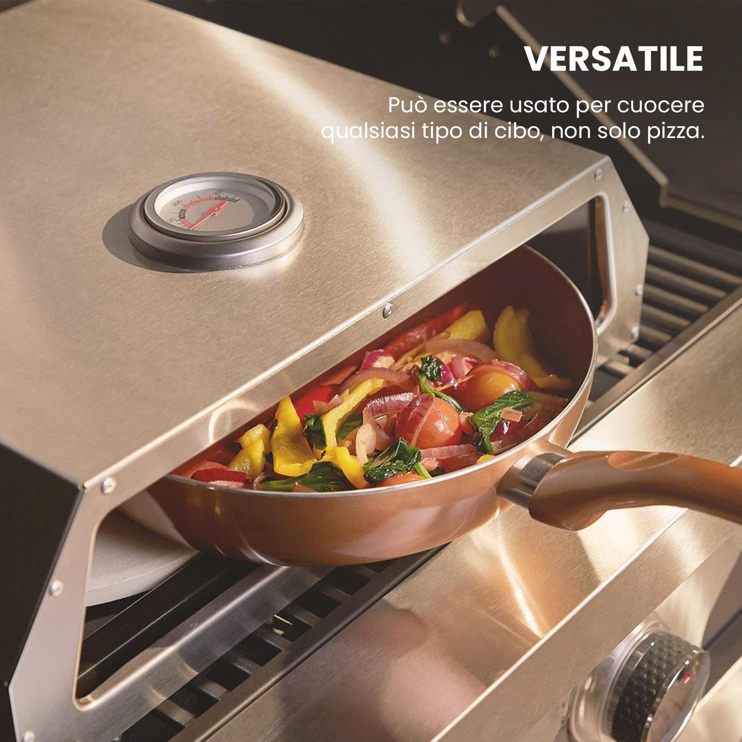 Avilia Forno Pizza con Pietra Refrattaria - immagine 3