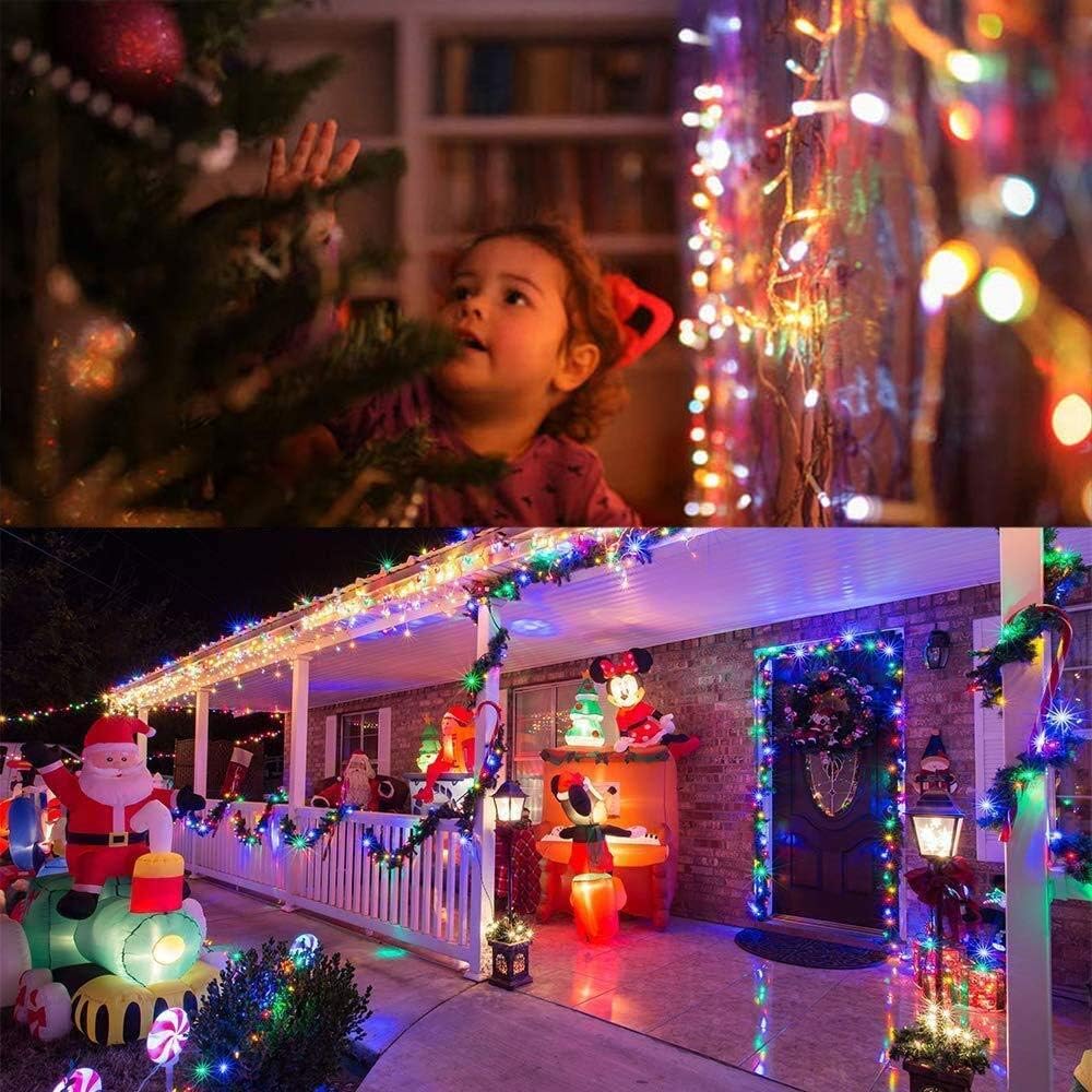 Qedertek Luci Natale Esterno - Cascata 10M 432 LED - immagine 5
