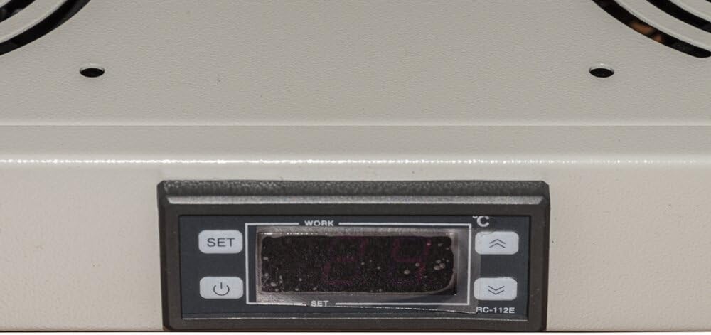 LINK Modulo 2 Ventole Raffreddamento con Display, Grigio - immagine 2