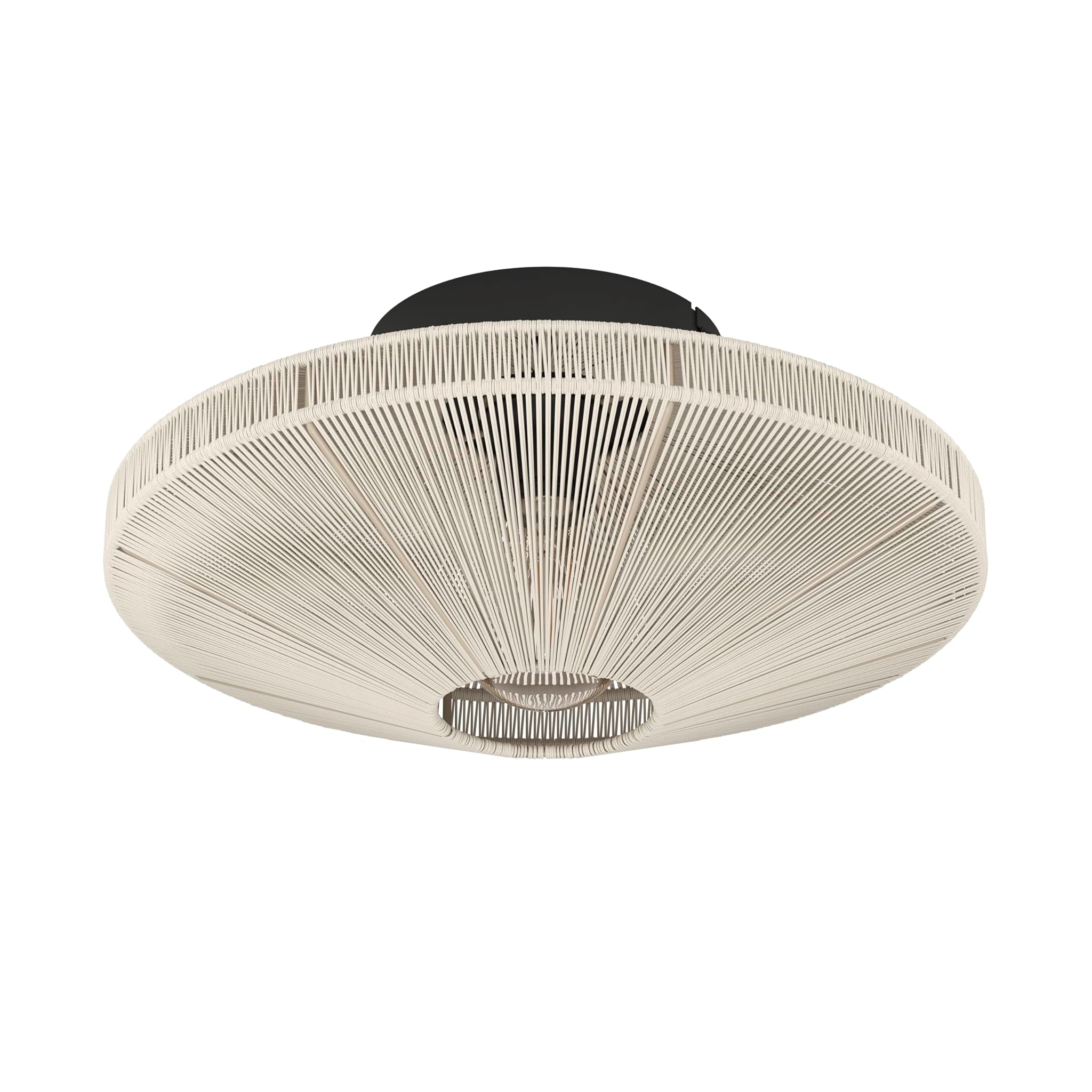 Eglo Lampada da Soffitto Midsumer Ø 38cm, Nero/Crema