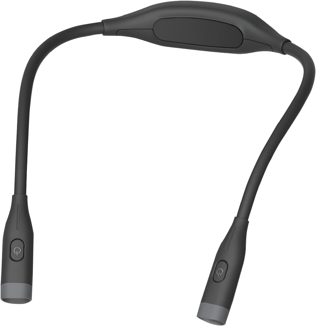 QUMOX Luce da lettura ricaricabile da collo, luce LED per leggere a letto, 3 modalità colore e regolazione continua, luce flessibile a mani libere per lavorare a maglia, fare lavoretti, campeggiare