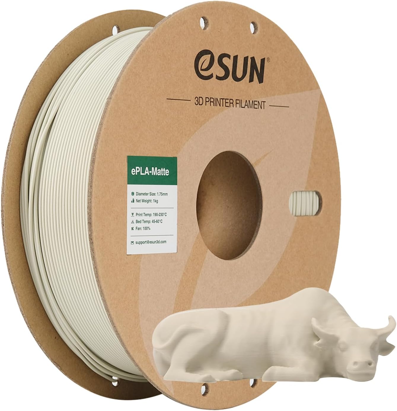 Esun Filamento PLA Opaco Aggiornato 1.75mm 1kg - immagine 1