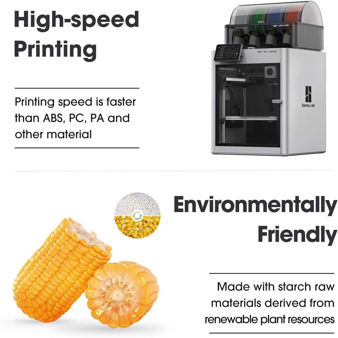 Esun Filamento PLA Opaco Aggiornato 1.75mm 1kg - immagine 4