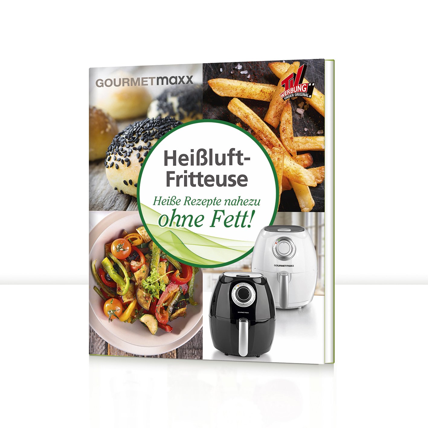 Gourmet Maxx 00181 libro di ricette per friggitrice ad aria calda, deliziose ricette