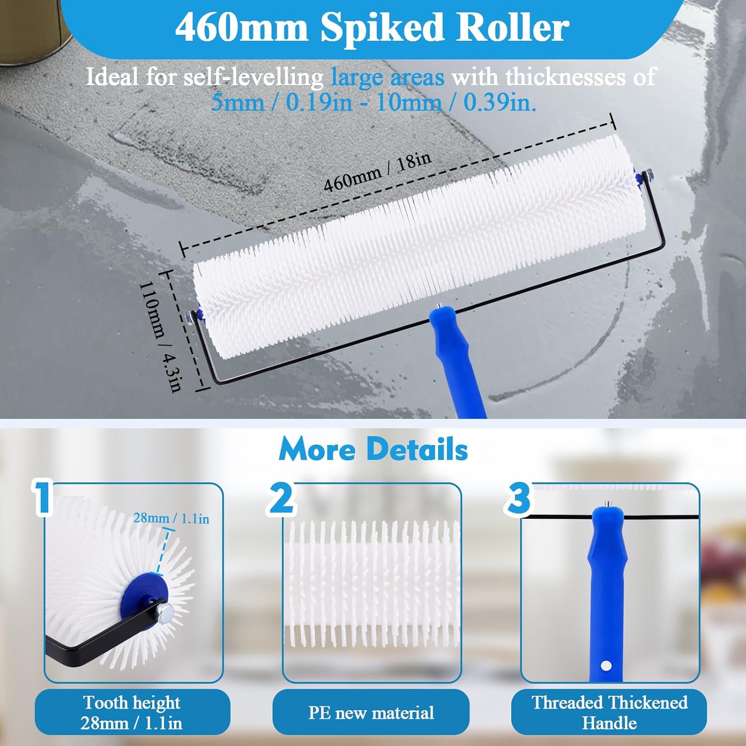 MABAOHENG Kit Strumenti Autolivellanti per Cemento - immagine 2