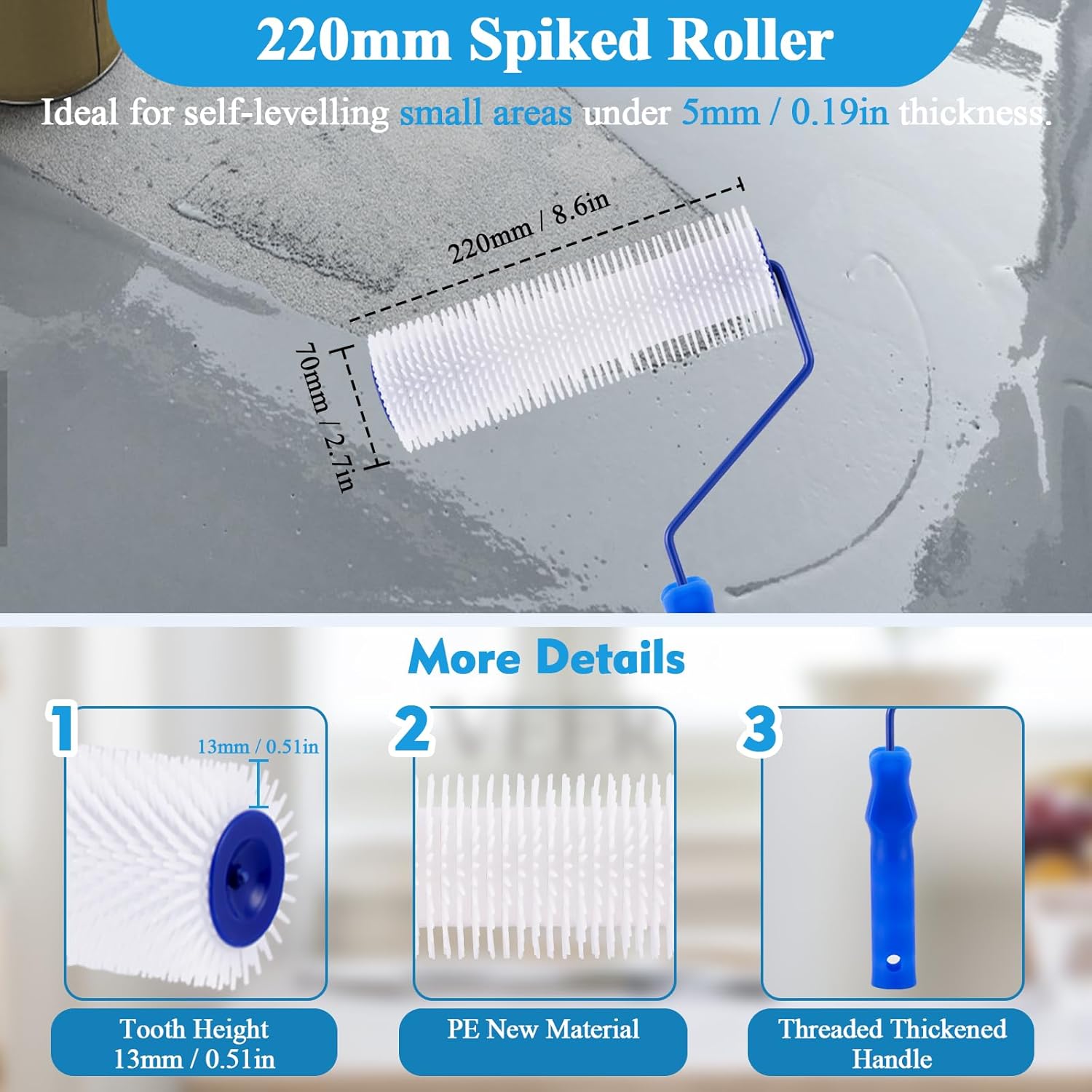 MABAOHENG Kit Strumenti Autolivellanti per Cemento - immagine 3