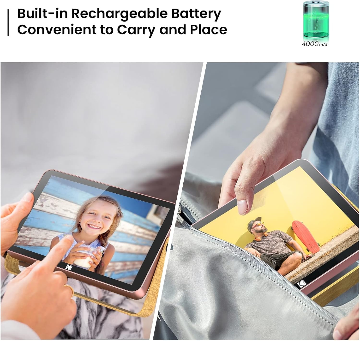 Kodak Cornice Digitale WiFi 10 Pollici HD IPS - immagine 5